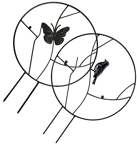 CIYODO 2pièces Treillis Métallique pour Plantes Grimpantes Support De Jardin pour Extérieur Lot