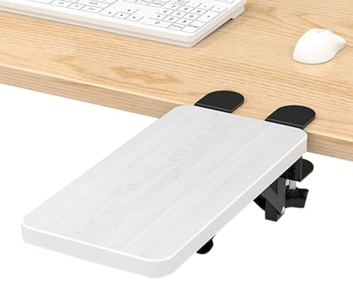 Skrivbordsarm - Armstöd, vikbar brickförlängning, ergonomisk armbågsstödstudie för kontorsdator