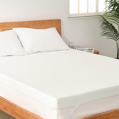 EGOHOME Gel Topper 90x200 cm, 5cm Höhe Matratzen Topper H2 mit Memory Foam, Öko-TEX und CertiPUR Zertifiziert, 90x200cm Matratzentopper für Boxspringbett Schlafsofa