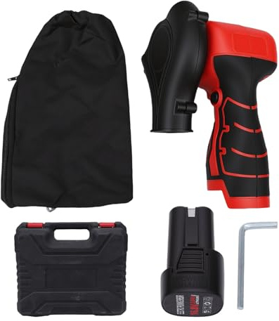 Fafeicy Raschia Corteccia Senza Fili, Raschiatore Elettrico per Corteccia con Batteria da 2000 mAh Lama in Acciaio al Manganese da 28000 Giri/min per Manutenzione del Cortile del (Spina Europea)