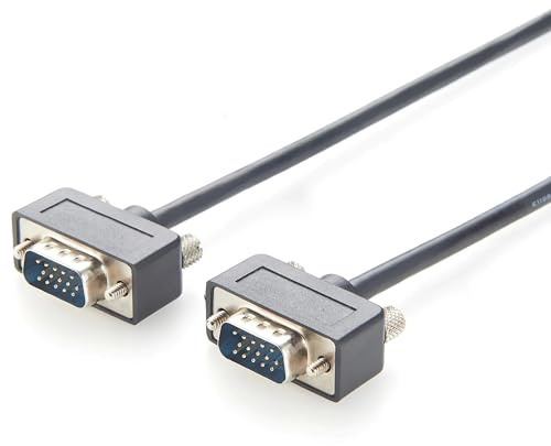 Plinkwirekb Cavo monitor Ultra Slim SVGA Super VGA, 2 m, HD15 maschio a maschio, per PC/laptop a monitor/proiettore/HDTV, ad alta risoluzione