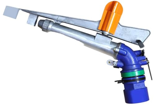 Arroseur sur trépied | Arroseur d'irrigation, Irrigation en Alliage, Eau rotative Automatique avec Deux Buses, Pistolet à Couverture pour Terres agricoles, Jardin, Suppression de la poussière