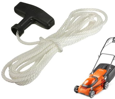 Generisch Corde de démarrage pour tondeuse à gazon - Corde de démarrage | avec poignée - Accessoires d'outils électriques - Câble de démarrage universel pour tondeuse à gazon à