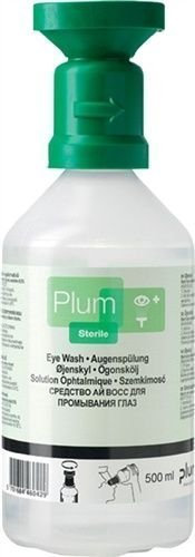 Plum Augenspülflasche 3x500ml, Kontaktlinsenreiniger, auch für mobilen Einsatz geeignet