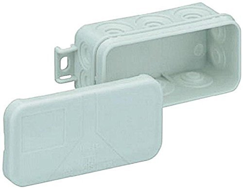 Spelsberg Abzweigdose IP55 Mini 25 grau 31090801 (3X Abzweigdose) | Feuchtraum-Abzweigkasten im 3er Set - Maße 89x43x37 mm - Staubgeschützte und Strahlwassergeschützte Kabelabzweigdose