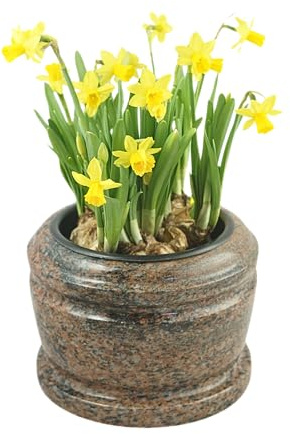 designgrab Bol funéraire exclusif en granit Gneis Halmstad Diamètre 25 cm