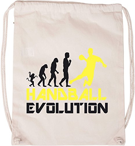 EZYshirt® Handball Evolution Baumwoll Stoffbeutel