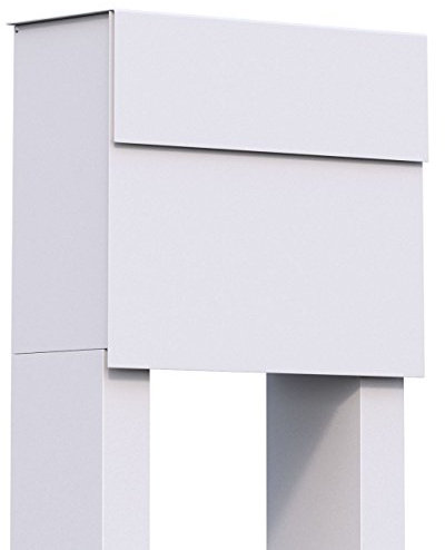 Standbriefkasten, Design Briefkasten Molto Weiß - Bravios