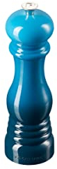 Le Creuset Classic Adjustable Pepper Mill Grinder, Chip-Resistant ABS Plastic, Anti-Corrosion, 40g, 21 cm, Deep Teal, 96001900642000