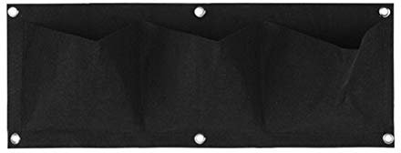 Z-LIANG 2 Stück Vertikal hängend Filz Grow-Taschen Garden Pflanztaschen Gemüsepflanz wächst Tasche 6 Taschen Wand Blumentopf Pflanzzubehör (Size : B)