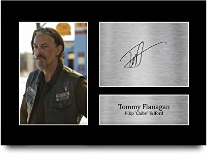 HWC Trading A4 Tommy Flanagan Sons of Anarchy Geschenke Gedrucktes Signiertes Autogramm Foto für Fans von Fernsehshows