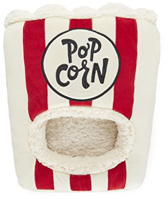 balvi Fußwärmer Popcorn In den Farben Weiß und Rot Nie mehr kalte Füße Polyester 35 x 30 x 7 cm