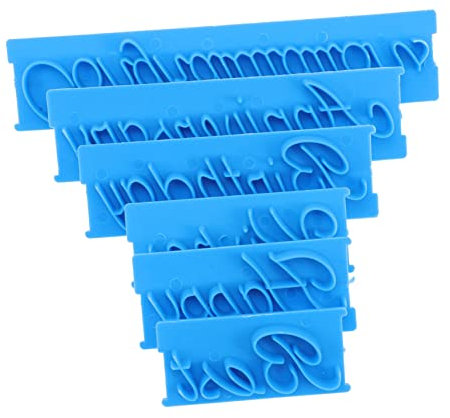 PRETYZOOM Fontuce Tool Seal for Fondant Cake Stamps Fondant Embosser for Cupcake Stamps DIY Cake Decorating Tools for Icing Embosser