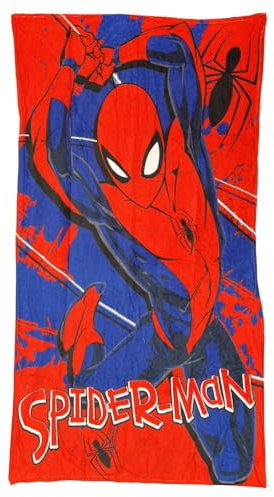 Manta de chenilla Spiderman Marvel manta para niños 140 x 90 cm 100% poliéster