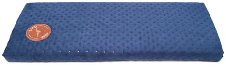 Prime Katzen Fensterliege Für Katzen, Fensterbank mit Einer Rutschfesten Rückseite, Katzenbett Fensterbank 50cm x 20cm Europäischen Union hergestellt (Dunkelblau gesteppt, 50 x 20 x 3 cm)