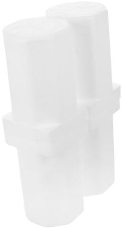BUGUUYO Caja de Espuma Protectora que Reduce Oscilación y Aísla Temperatura de 85mm, Material Plástico Espumado para Botellas de Vino Dobles para Viajes y Fiestas