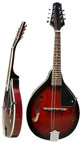 Mandolin Instrument Kit A Complete Set Of Eight-string Mandolin Instruments For Learning Piano(Red,Set 5)