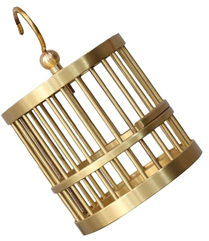 MAGICLULU Antiker Vogelkäfig Zarter Käfig Dekorativer Vogelkäfig Tisch Vogelkäfig Ornament Käfig Modellier Ornament Vogelkäfig Im Vintage Stil Haustierkäfig Schmuck Heimdekor