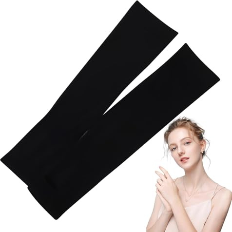 Fierudeng Mangas de brazo UV | Protector elástico de quemaduras solares - Protección solar UV transpirable Mangas deportivas de enfriamiento para mujeres, hombres y jóvenes
