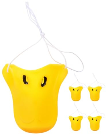 Kisangel 5 máscaras de de pato de vinilo con forma de de pato. Accesorio creativo para fiestas temáticas de animales, cosplay y celebraciones navideñas para adultos.