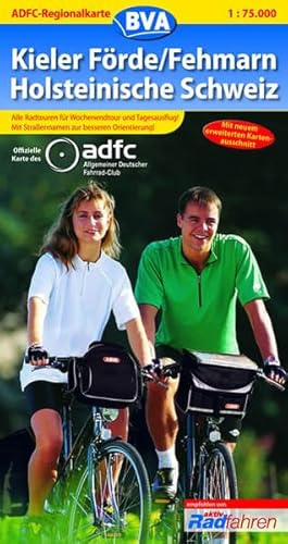 ADFC-Regionalkarte Kieler Förde/Fehmarn/Holsteinische Schweiz mit Tagestouren-Vorschlägen, 1:75.000: Alle Radtouren für Wochenendtour und ... Fahrrad-Club (ADFC-Regionalkarte 1:75000)
