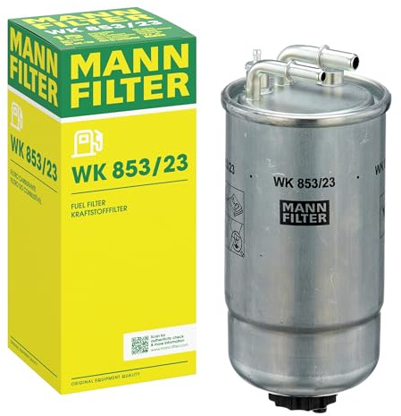 MANN-FILTER, WK 853/23 Kraftstofffilter | Für PKW, Schutz des Kraftstoffsystems, Injektorschutz, Zuverlässige Kraftstoffversorgung, Echte OE-Technologie