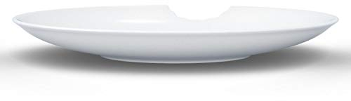 FIFTYEIGHT PRODUCTS / Tassen / Suppenteller 2er-Set, „mit Biss (Porzellan, Ø 24 cm, weiß, Made in Germany)