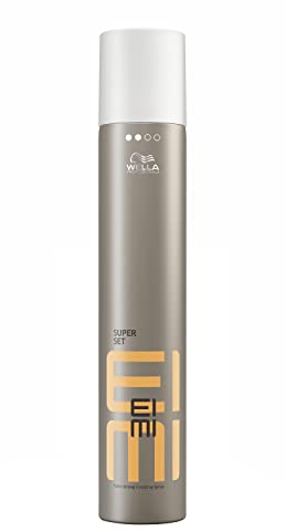 Wella Professionals EIMI | Super Set Finishing Hairspray | Heat Protection | Citrus Scent | Level 4 Hold | 500ml