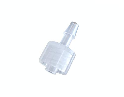 BleedZone Male 1/8 Hose Barb Fittings - PP Polypropylene Adapter, Hose Barb Luer Lock Connector, 25x Adapter for Lab Equipment