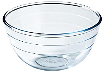 Pyrex O'Cuisine - Cuenco de cocina redondo para microondas (24 cm, 3 L, 2 unidades)