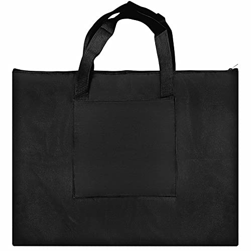 JJQHYC Transporttasche für Kunstutensilien Wasserdicht A2 Kunstmappe mit Griffen Zeichenmappen