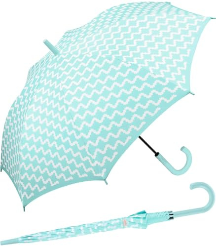ESPRIT Stockschirm Long Billow - Aqua Sky