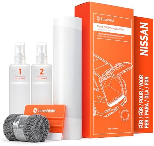 Luxshield Ladekantenschutz Folie für Nissan Qashqai 2 (II) J11 I 2017-2021 - Stoßstangenschutz, Kratzschutz, Lackschutzfolie - Transparent