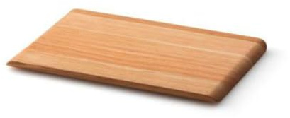 Continenta Schneidebrett, Eiche 24 x 16 x 1,2cm, geölt, Servierbrett