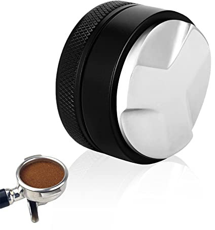 Distributeur de Café Espresso, 304 Stainless Steel Presse Café 58 mm, Outil de Nivellement du Café Moulu