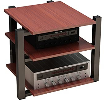 luckxuan Boxenständer Audio-Halterung-Bodenstau-Audio-Halterung Moderne Wohnzimmer-Kabinett-Rack-Video-Medienhalterung Dreischichtige Audio-Halterung 25,59 Zoll hoch (Color : E)