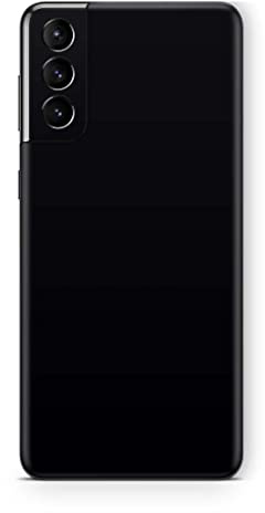 Skins4u Schutzfolie Skin Cover Skins Design Folie Kratzerschutz Aufkleber kompatibel mit Samsung Galaxy S21 Solid State schwarz