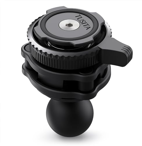 TUSITA Twist Lock 1 Bola Soporte Adaptador con Amortiguador de Vibraciones