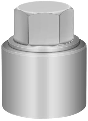 JEUCLEL Clé à écrou de verrouillage de roue 528 compatible avec VW VAG Volkswagen, (douille OD 28 mm - ID 25 mm), adaptateur de douille d'écrou de verrouillage de roue, outil de démontage antivol