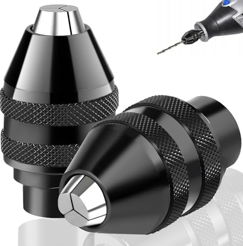 2 Pcs 4486 Portabrocas Taladro para Dremel 1/32 1/8 Mandril para Cabezal Taladro Accesorios Herramientas Recambios Mandril Adaptador Brocas Sds para Dremel 4000,400,3000,398,395,300,200,285,8200,800