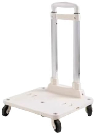 AsrMyjcx Faltbarer Handwagen aus Aluminiumlegierung, Rucksacktrolley mit Rädern, kompakter zusammenklappbarer Trolley für Golftaschen
