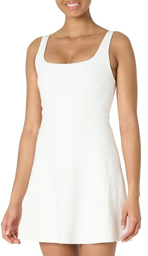 Amazon Essentials Robe de Tennis Active Formflex Longue et Ultra Douce Femme, Blanc, XXL