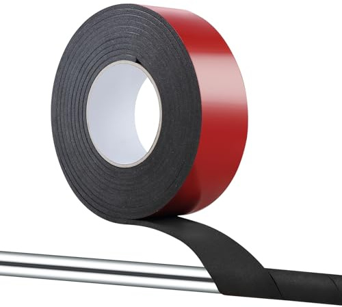 VEVOR Pipe Insulation Wrap, 14 FT x 2-inch Pipe Insulation Foam Tape, Self-Adhesive Water Pipes Insulated Foam Wrap for Winter Freeze Protection, Heat & Cold Resistant for Outdoor Indoor Use