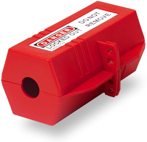 Eieenotee Steckerschloss für Lockout-Tagout, Großes Elektrisches Steckerschloss, Elektrisches Stecker-Verriegelungsgerät in Industriequalität