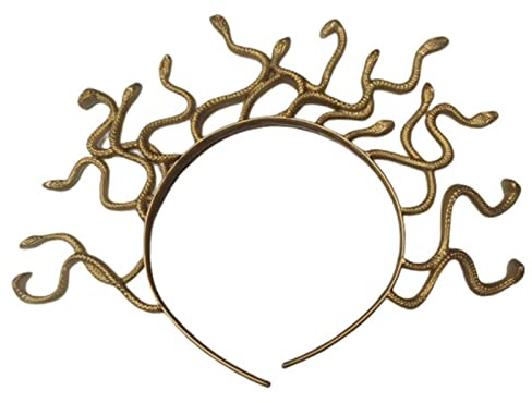 Asukohu Medusa Snake Kostüm Kopfband Kopfschmuck Dress Up Kopfstück Für Karneval Mardi Gras Masquerade Party Schlangenkostüm