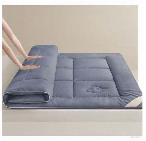 Protector de colchón de algodón suave, ropa de cama acogedora para hoteles, alquileres, salas de estar y dormitorios, tapete cómodo para máxima relajación y apoyo