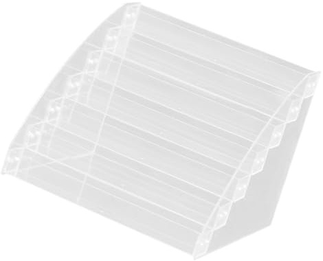 FRCOLOR Organizador Acrílico Esmaltes Uñas Soporte Cosméticos Transparente para Hogar y Profesionales Exhibidor Minimalista para Pintauñas y Labiales Fácil Acceso y Diseño Moderno
