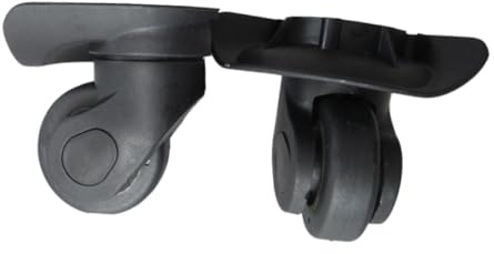 QIULKU Luggage Replacement Wheels 2X Suitcase Wheels Sturdy Swivel for Lockbox Trolley Bag Drawbar Box
