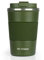 CS COSDDI Travel Mugs, Insulated Coffee Cup with Leakproof Lid - Reusable Coffee Cups Travel - Car Coffee Cup - Stainless Steel Coffee Mug for Hot and Cold Water and Tea (Green-A, 380 ml)