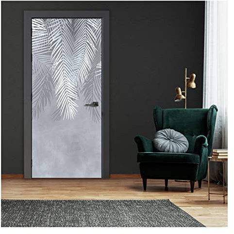 Wallarena Türtapete, Federn, 91x211cm | Fototapeten - Tapeten - für Wohnzimmer Schlafzimmer - Vliestapete Wandtapete Tapete 3D Effekt- inkl. Kleister